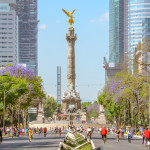 the angel of independence statue in Mexico City