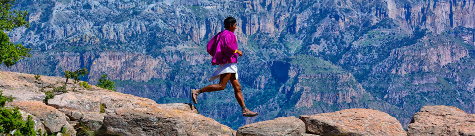 Raramuris runner in the Copper Canyon